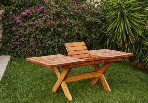 Deep Açılır  90X160-200 Bahçe Masası