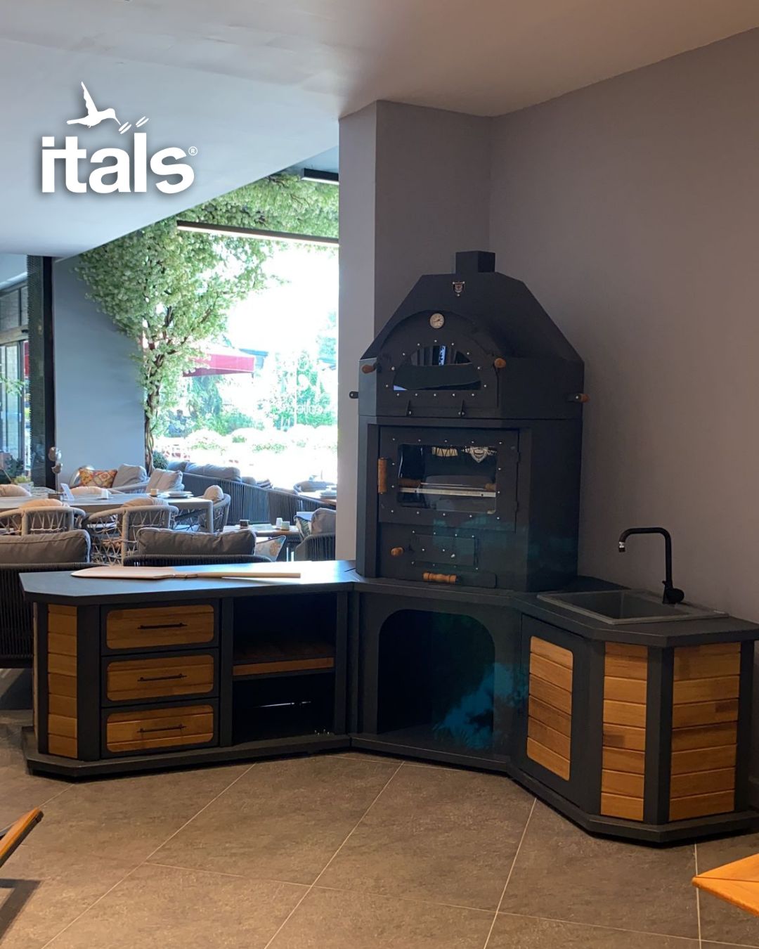 İtals AVANGARDE KÖŞE Fırınlı Barbekü