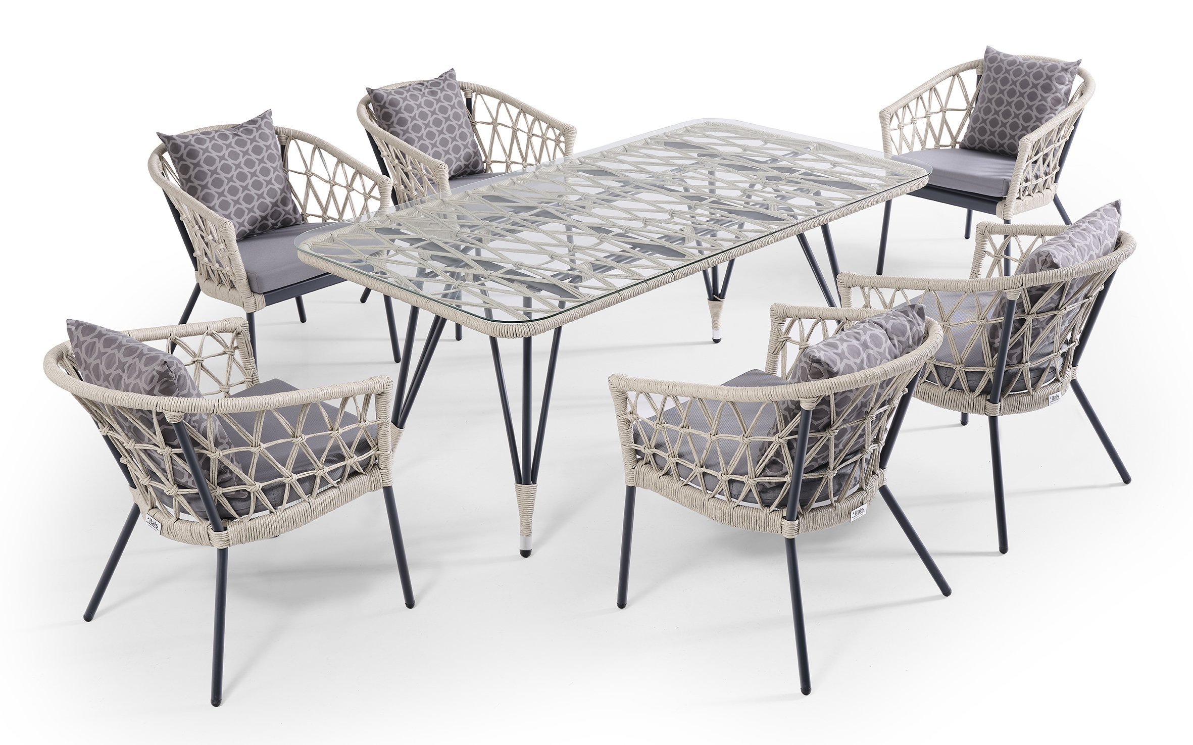 İtals ELEGANTE 6 Kişilik Masa Takımı