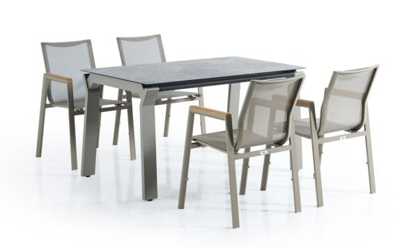 İtals GRETA COZY 80X145 4 Kişilik Masa Takımı