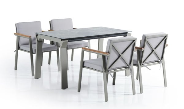 İtals GRETA VOX 80X145 4 Kişilik Masa Takımı