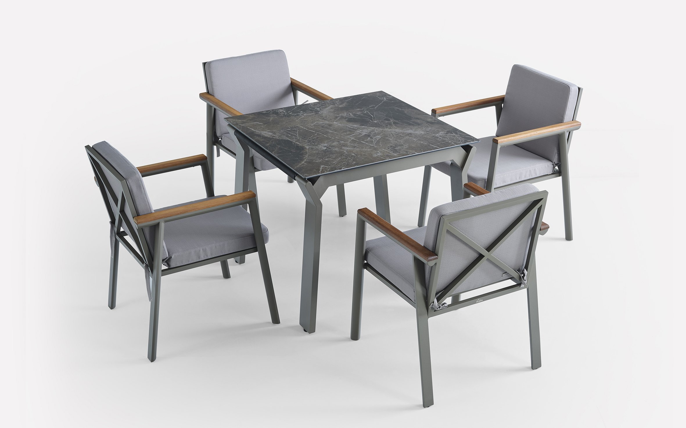 İtals GRETA VOX 90X90 4 Kişilik Masa Takımı