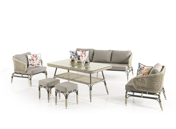 İtals ROYAL Oturma Ve Masa Takımı 8 Kişilik