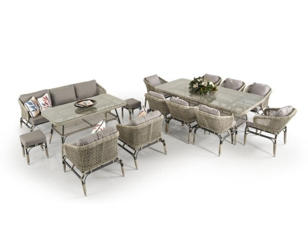 İtals ROYAL Oturma Ve Masa Takımı 8 Kişilik