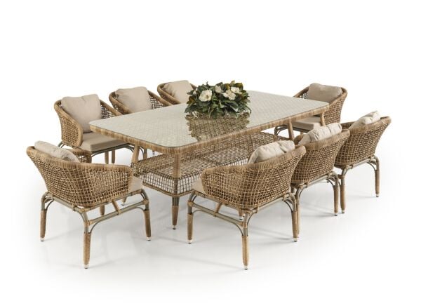 İtals ROYAL Oturma Ve Masa Takımı 8 Kişilik