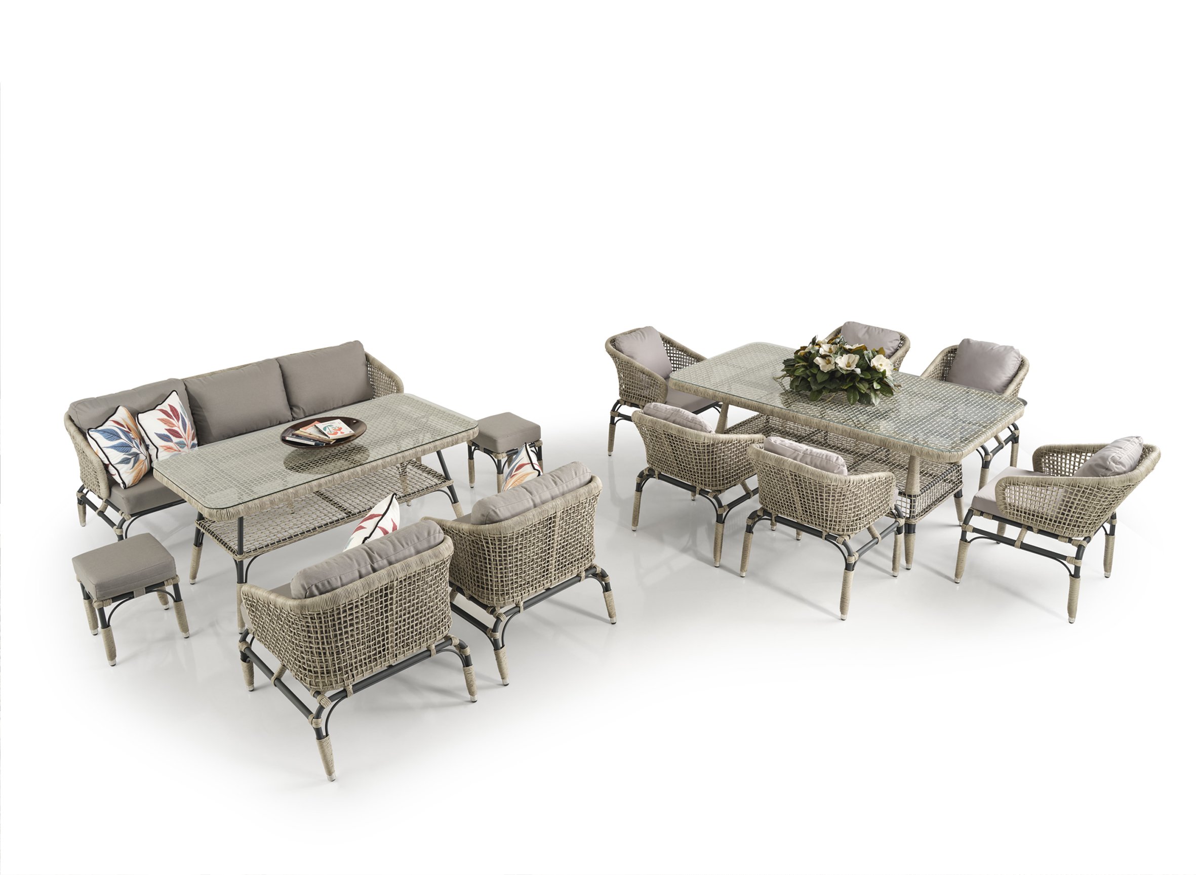 İtals ROYAL Oturma Ve Masa Takımı 6 Kişilik