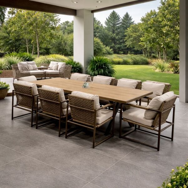 İtals ETNA 8 Kişilik Masa Takımı