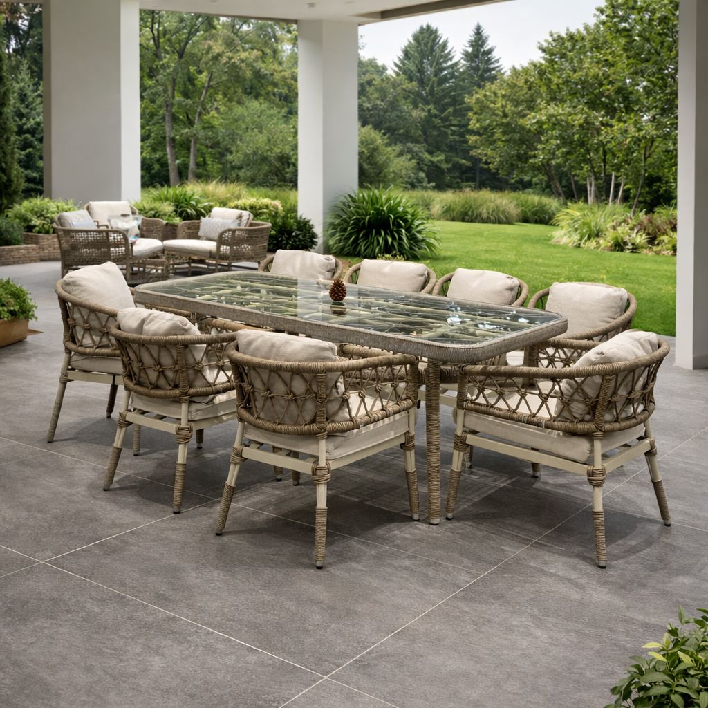 İtals LUCCA 6 Kişilik Masa Takımı