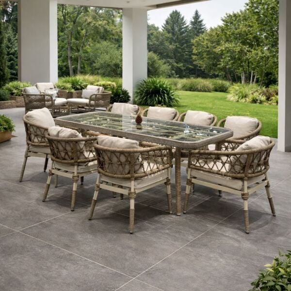 İtals LUCCA 6 Kişilik Masa Takımı