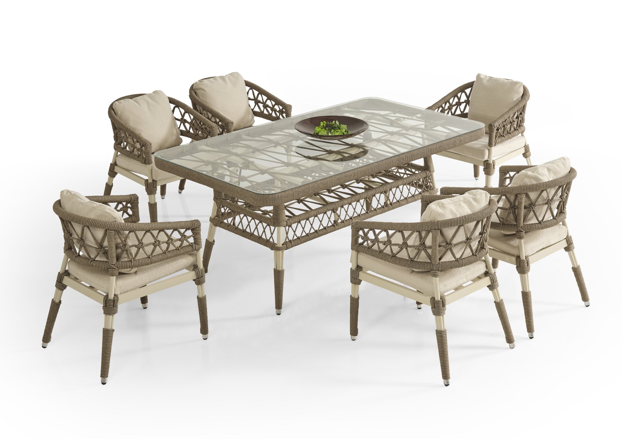 İtals LUCCA 6 Kişilik Masa Takımı