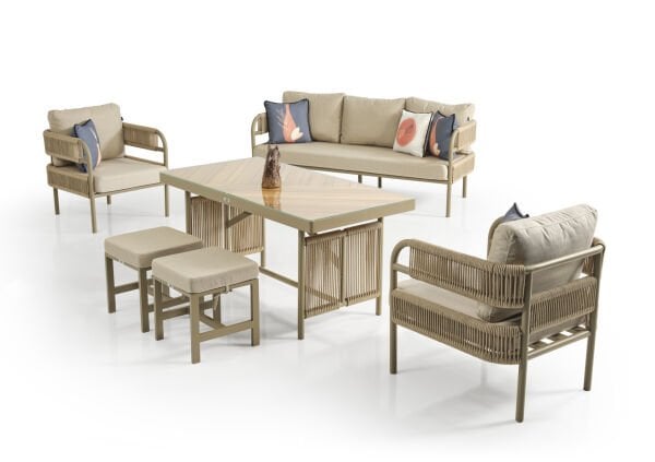 İtals ASTRA Oturma Ve Masa Takımı 6 Kişilik