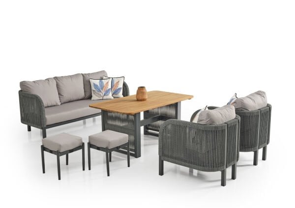 İtals LİNDA Oturma Ve Masa Takımı 8 Kişilik