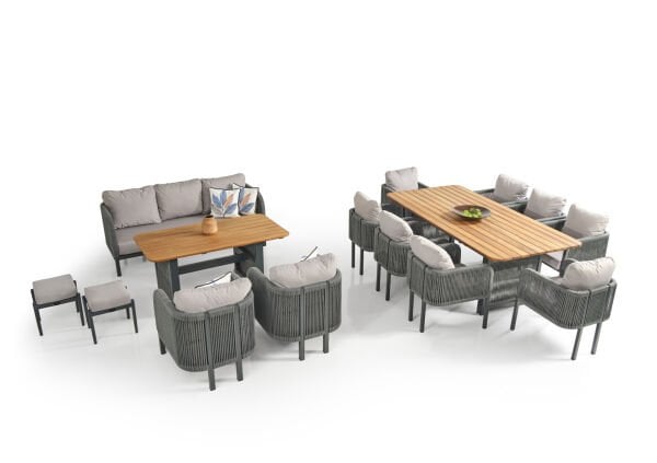 İtals LİNDA Oturma Ve Masa Takımı 8 Kişilik