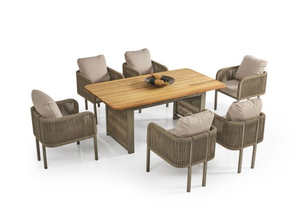 İtals LİNDA Oturma Ve Masa Takımı 8 Kişilik