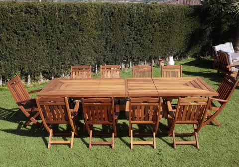 Deep 100X200-300 Bahçe Masa Takımı